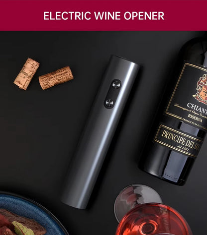 Automatic Electric Wine Bottle Opener for Effortless Cork Removal - Smarsty