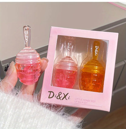 Small Honeypot Lip Oil for Moisturizing Soft Lips - Smarsty