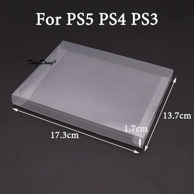 10PCS Clear Game Cartridge Box Protectors for Nintendo - Smarsty