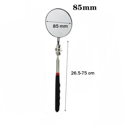 360° Inspection Mirror LED Light Telescoping Mirrors Extend Mechanic Tools Inspection Mirror Telescopic Handle Repairing Tools - Smarsty