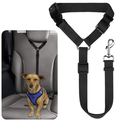 Adjustable Two-in-One Dog Car Seat Belt Leash - Smarsty