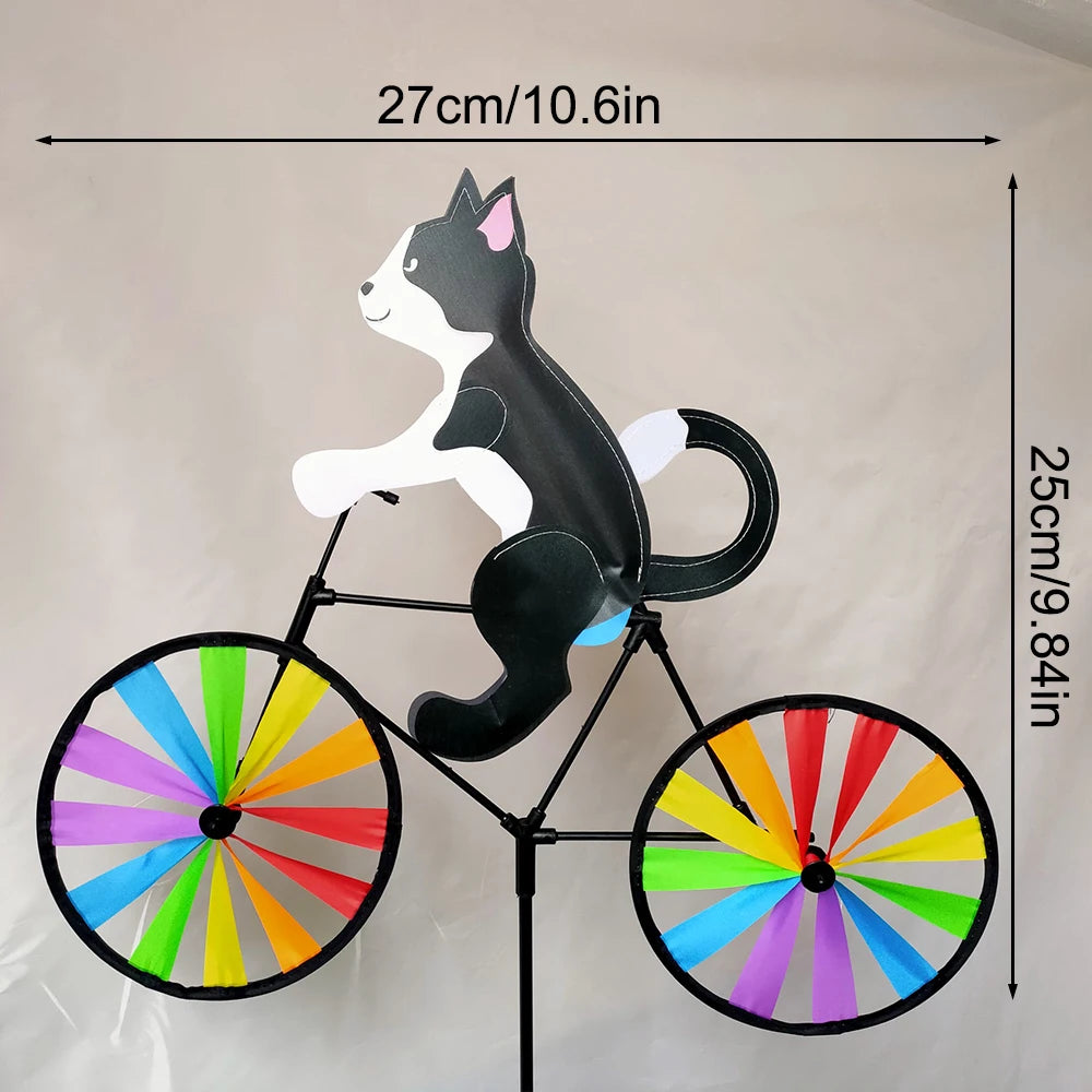Animal Riding Windmill Garden Decor for Summer Fun - Smarsty