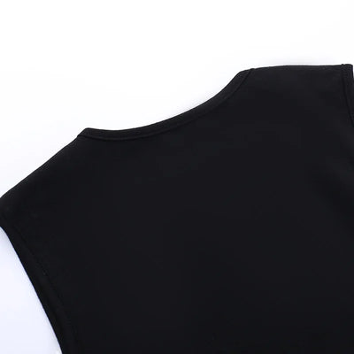 Y2K Women'S Bow Tie-Up Tank Tops Wide Shoulder Straps Bandage Camisole Sexy Low Cut Crop Tops Female Vest Tops - Smarsty