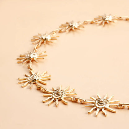Bohemian Metal Smiley Face Body Chain for Summer Fashion - Smarsty