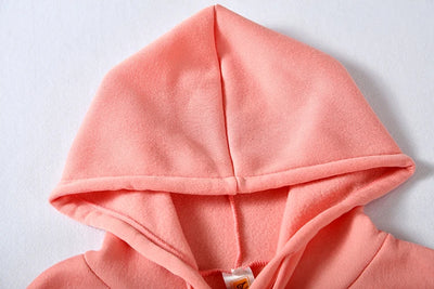 European and N Women's Long-sleeved Loose Casual Hooded Drawstring Pocket Hoodie - Smarsty