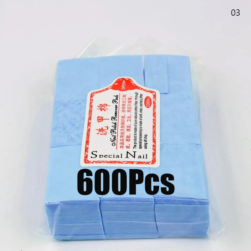 100 Percent Cotton Lint-Free Nail Wipes for Easy Removal - Smarsty