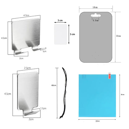 Fogless Acrylic Shower Mirror for Easy Shaving - Smarsty