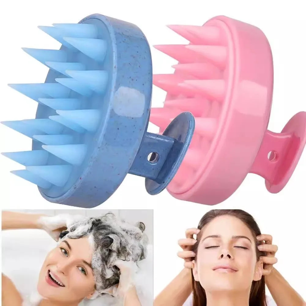 Silicone Scalp Massage Brush for Itchy Roots - Smarsty