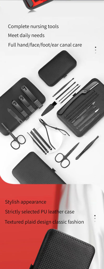 Nail Clipper Set Set Convenient Beauty Tools Nail Clipper Manicure Nail Trimmer Pedicure Knife Ear Peeling Knife Nail Manicure T - Smarsty