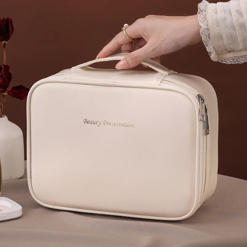 New Women's Cosmetic Bag Portable Storage Bag Large Capacity Luxury Makeup Bag Travel Organizer Essentials Toiletry Bags - Smarsty