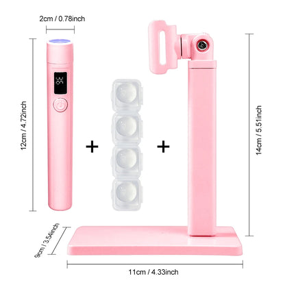 Portable Mini Nail UV LED Lamp for Quick Drying - Smarsty