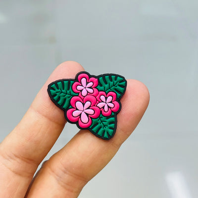 1pcs PVC Hawaii Summer Vibes Surf Sun Sand Aloha Coconut Turtle Shoe Charms Slippers Shoe Decoration Buckle Clog DIY Wristbands - Smarsty