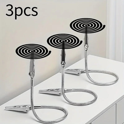 1/3pcs Double-ended Mosquito-repellent Incense Clip Universal Crocodile Clip Bracket Broken Incense Clip Extended Hose