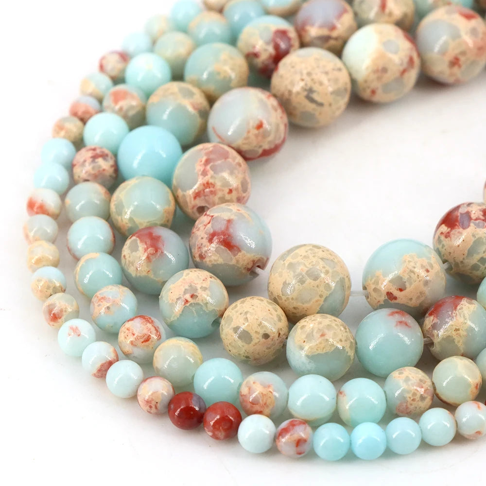 Natural Stone Beads Blue Tiger Eye Crystal Amethyst Rose Quartz Gemstone Bead for Jewelry Making Bracelet Necklace 4/6/8/10MM - Smarsty