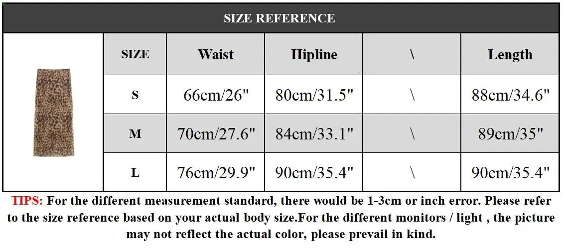 Women Leopard Tulle Midi Skirt 2024 Summer Fashion High Waist Elasticated Waistband Long Skirts Streetwear - Smarsty