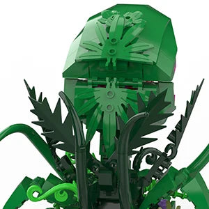 Audrey 2 Piranha Plant Bricks Compatible with Lego, Little Shop of Horrors Flowers Building Blocks, Gift for Halloween Christmas - Smarsty