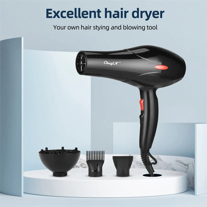 CkeyiN 1600W Hair Dryer with Negative Ion Technology - Smarsty