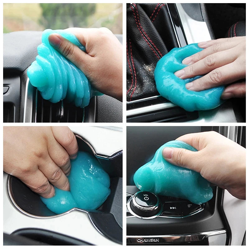 Car Cleaning Gel Slime Magic Mud Auto Interior Computer Keyboard Dirt Clean Dust Remover Gel Car Wash Interior Cleaning Tools - Smarsty