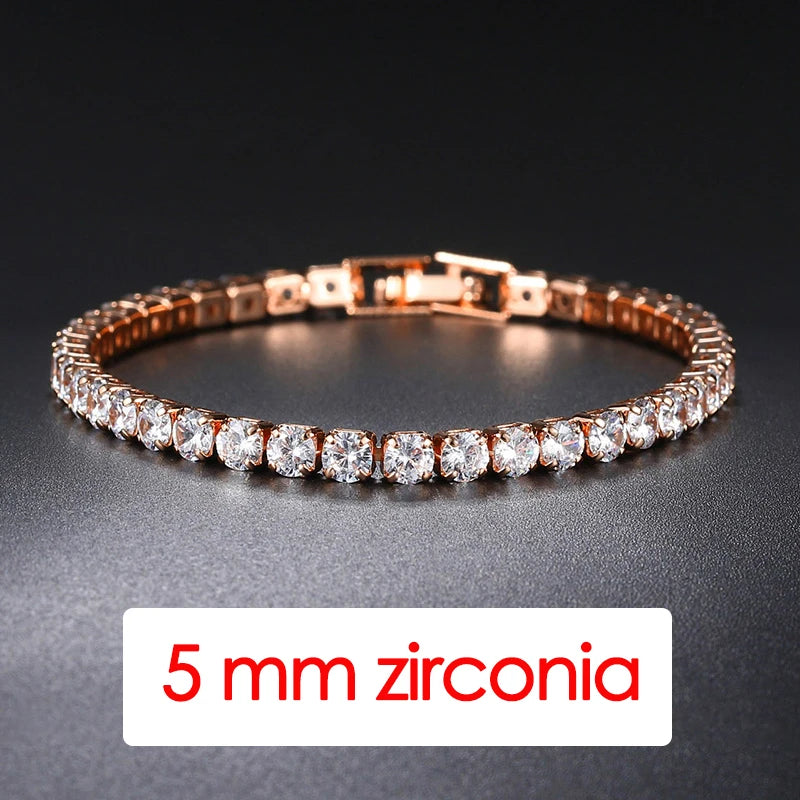 Trendy Women's Tennis Bracelet with AAA+ Cubic Zirconia - Smarsty