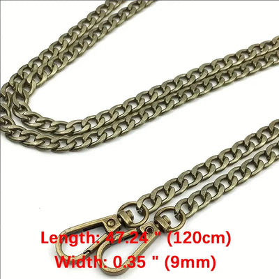 Metal Chain Accessories Crossbody Shoulder Portable Wrist Bag Chain Strap Replacement Luggage Accessories Versatile Decoration - Smarsty