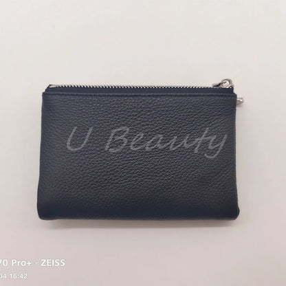 Coin Purse Genuine Cow Leather Short Wallet Trifold for Small Women's  Purses Clutch Cowhide Card Holder Travel Card Wallets