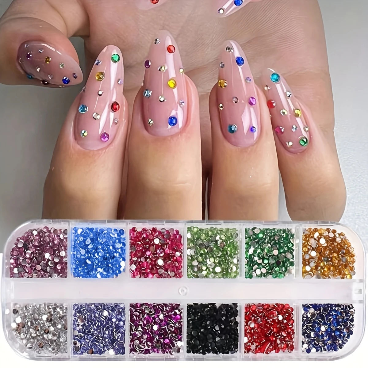 Shimmering Crystal Nail Art Rhinestones for Versatile Decoration - Smarsty
