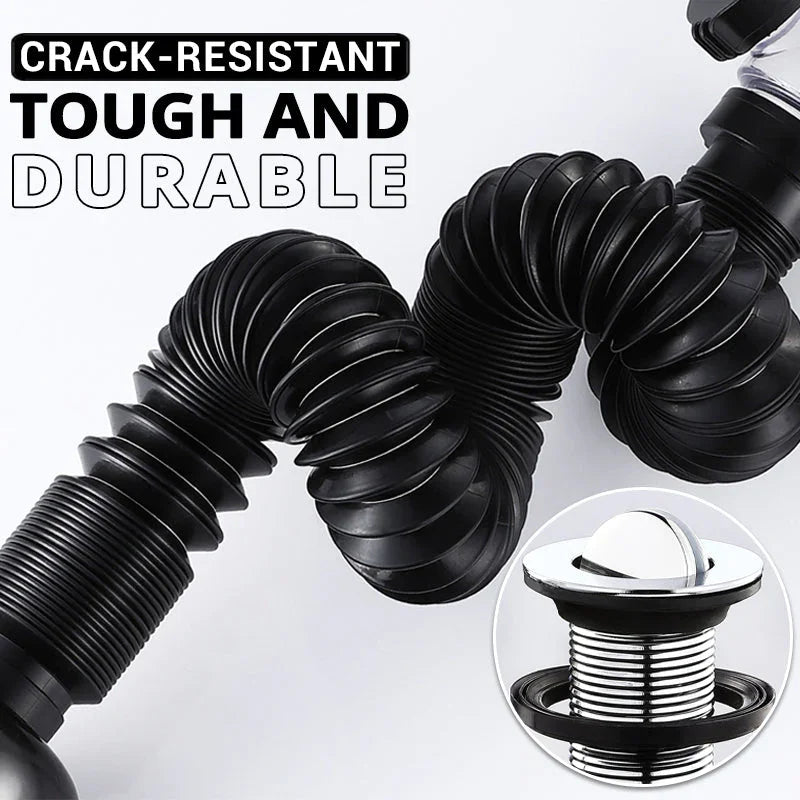 Flexible Anti-Odor Drain Pipe Set for Kitchen and Bathroom - Smarsty