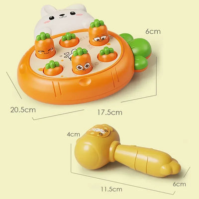 Cartoon Montessori Baby Toys Toddler Educational Birthday Gift Animal Theme Knocking Game Parent Child Board Hammering Game - Smarsty