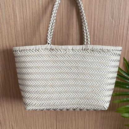 Genuine Leather Tote Bag For Women With Crossbody Strap - Smarsty
