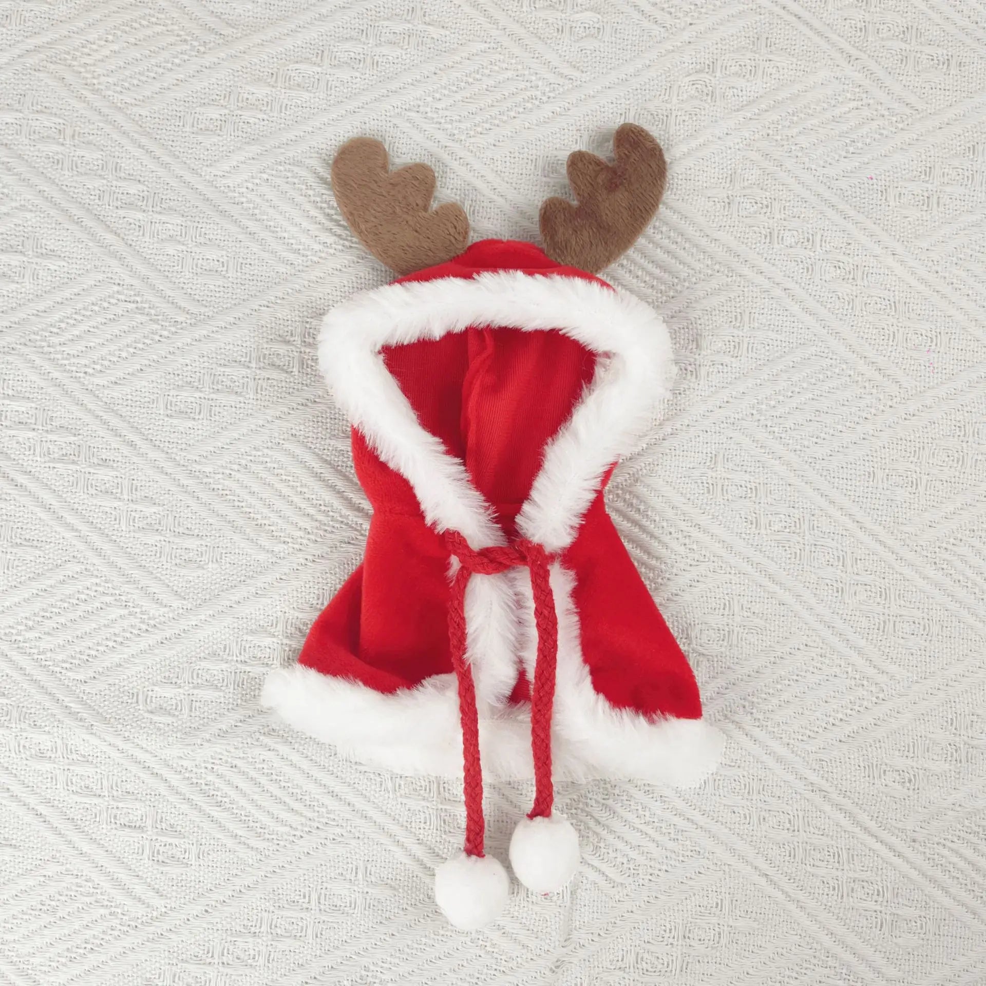 2025 NEW For 17cm Labubu Doll Christmas Clothes Christmas Red Deer Theme Set Labubu Accessories unique Christmas Gift