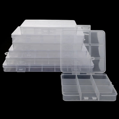 Clear Plastic Jewelry Organizer Box for Easy Storage - Smarsty