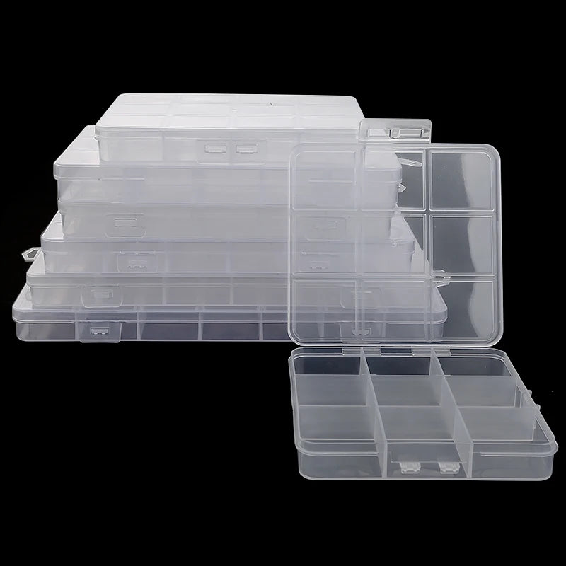 Clear Plastic Jewelry Organizer Box for Easy Storage - Smarsty