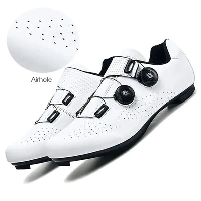 Cycling Sneaker MTB Men Sport Road Bike Boots Flat Racing Speed Sneakers Trail Mountain Bicycle Footwear Spd Pedal Cycling Shoes by Smarsty