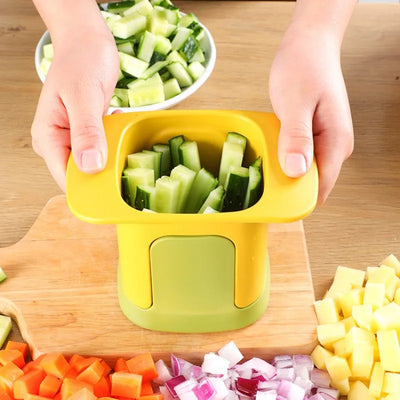 Multifunctional Cucumber Potato Slicer Household Hand Pressure Onion Dicer Kitchen Tools Vegetable Chopper French Fries Cutter by Smarsty