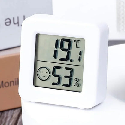 1/2/3/4/6PCS Mini LCD Digital Thermometer Hygrometer Indoor Room Temperature Humidity Meter Sensor Gauge Weather Station Set