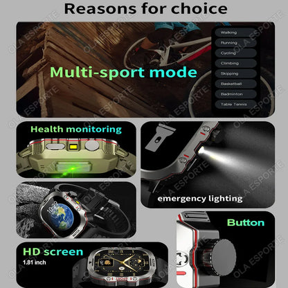 Xiaomi Military Smart Watch for Men with Health Monitor - Smarsty