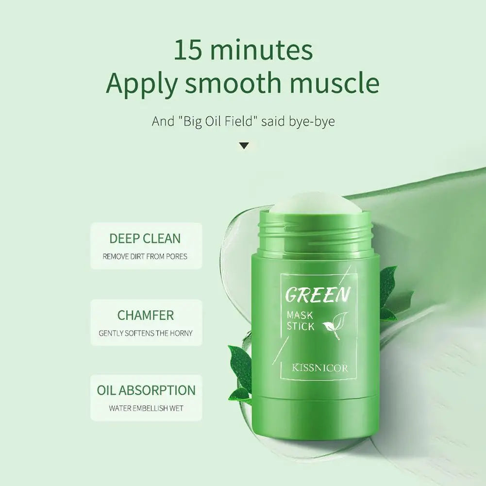 Green Tea Cleansing Stick Mask for Clear Skin - Smarsty