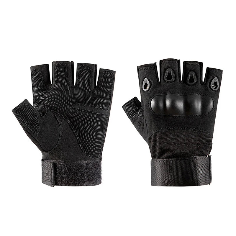 Half Finger Tactical Hunting Gloves Anti Skid Breathable - Smarsty