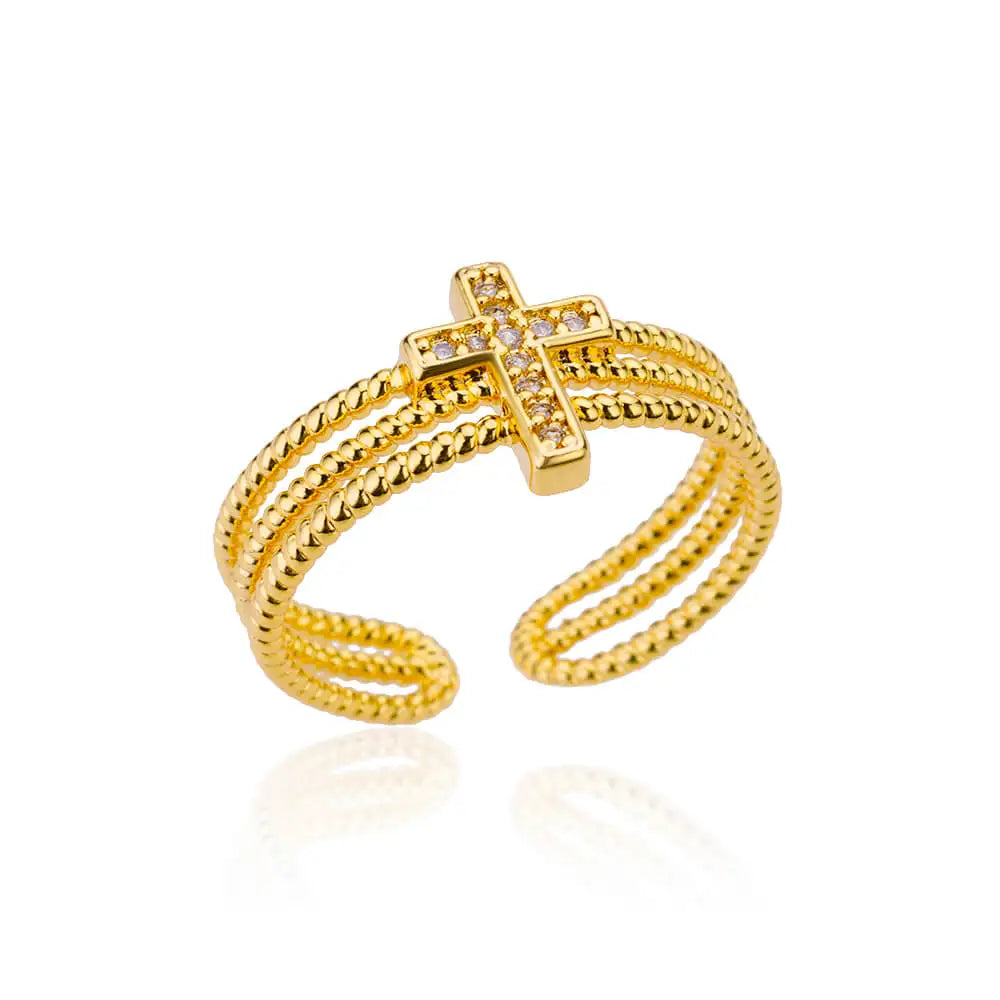 Luxury Gold 316L Stainless Steel Rings for Women - Smarsty