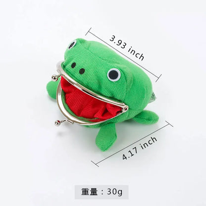 Cute Anime Frog Wallet Coin Purse Kiss Lock Accessory - Smarsty