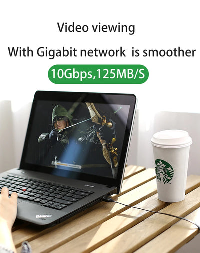 High Speed Cat6 Flat Ethernet Cable 1000Mbps - Smarsty