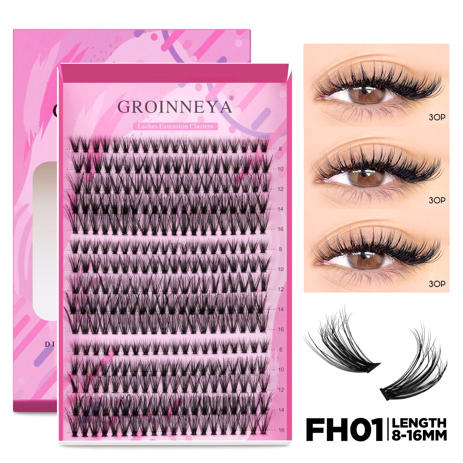 DIY Lash Extension Kit with Individual Lashes for Home Use - Smarsty