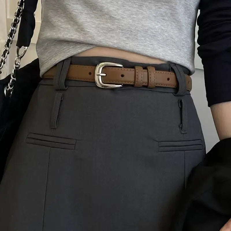 Women's Retro PU Leather Waist Belt for Jeans - Smarsty