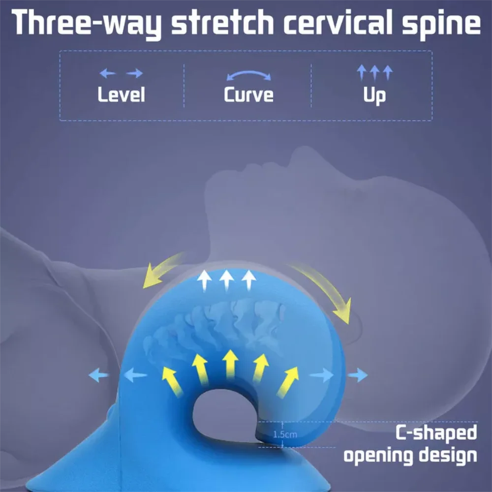 Neck And Shoulder Relaxer Cervical Traction Device - Smarsty