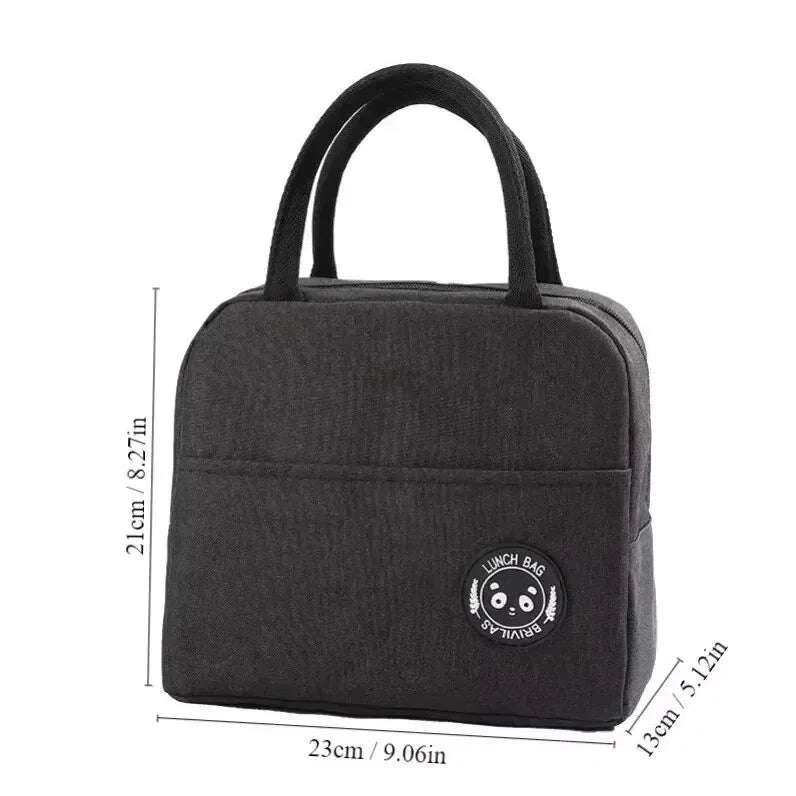 Insulated Lunch Bag Large Capacity Thermal Insulation - Smarsty