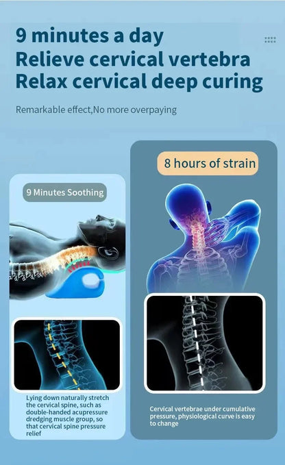 U-Shaped Cervical Massage Pad for Neck Support - Smarsty