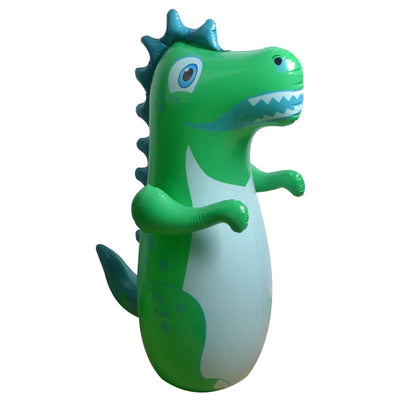 Children Adult Tumbler Boxing Inflatable Standing Punching Bag Boys Dinosaur Sport Toys Kids Activity Outdoors Game Gift - Smarsty