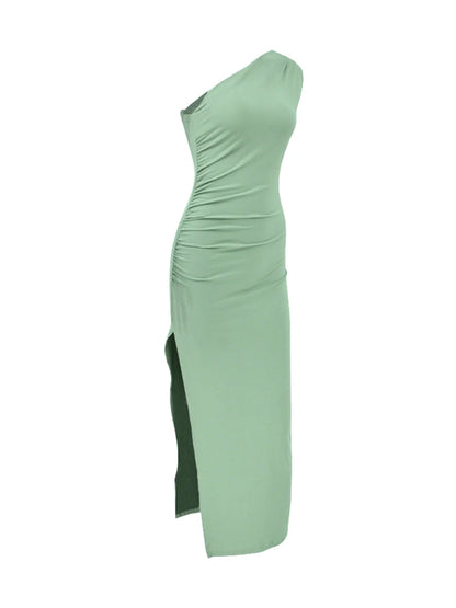 Summer Black New Dress Women Fashion Sexy Split Sleeveless Backless Slim Maxi Dress Female Casual Club Elegant Lady Party Dress - Smarsty