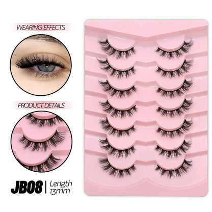 GROINNEYA Soft Natural Faux Mink Eyelashes for Everyday Wear - Smarsty