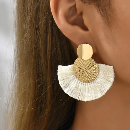 Bohemian Tassel Dangle Earrings for Women Wedding Jewelry - Smarsty